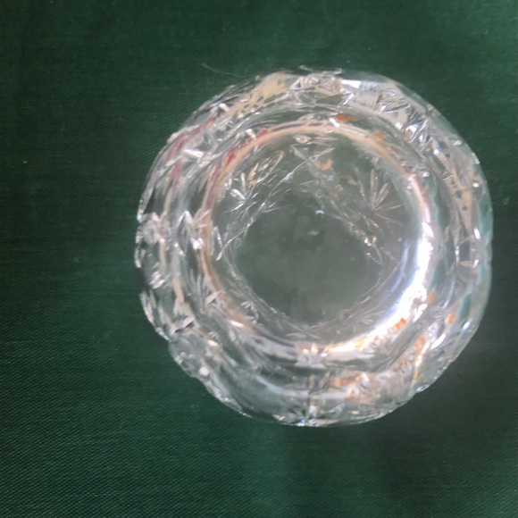 Crystal Bud Vase or mini candle votive - Picture 4 of 8
